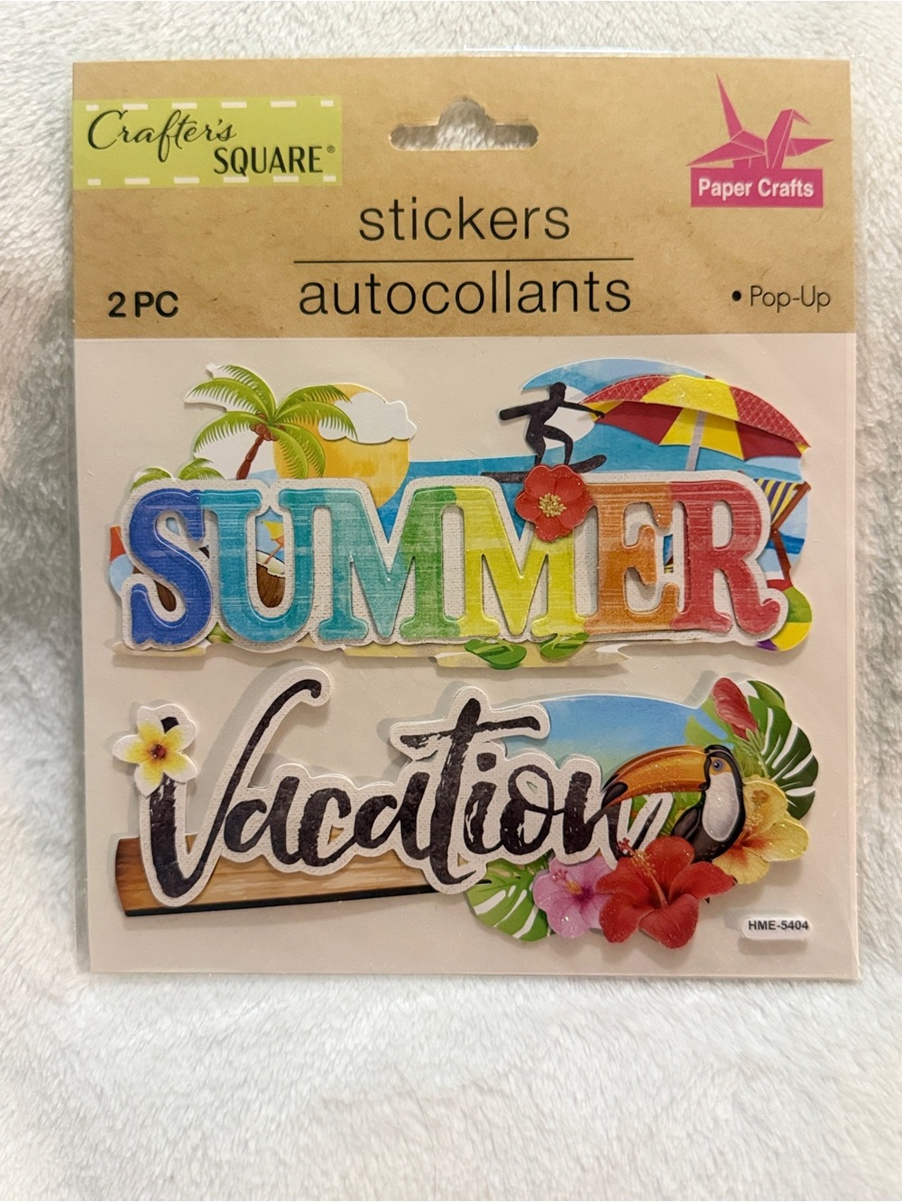 Crafter's Square SUMMER Vacation Sticker Set